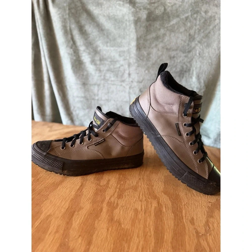Converse Chuck Taylor All Star Malden Street Mid Boots Taupe 10.5 Mens